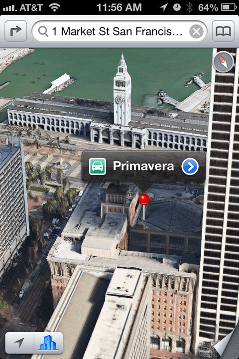 MapsRestaurantFlyover