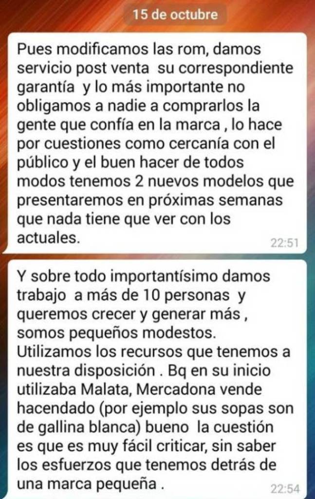 Supuesta palabras de Unai Nieto.