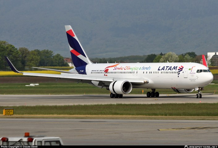 Boeing 767-300 de Latam.